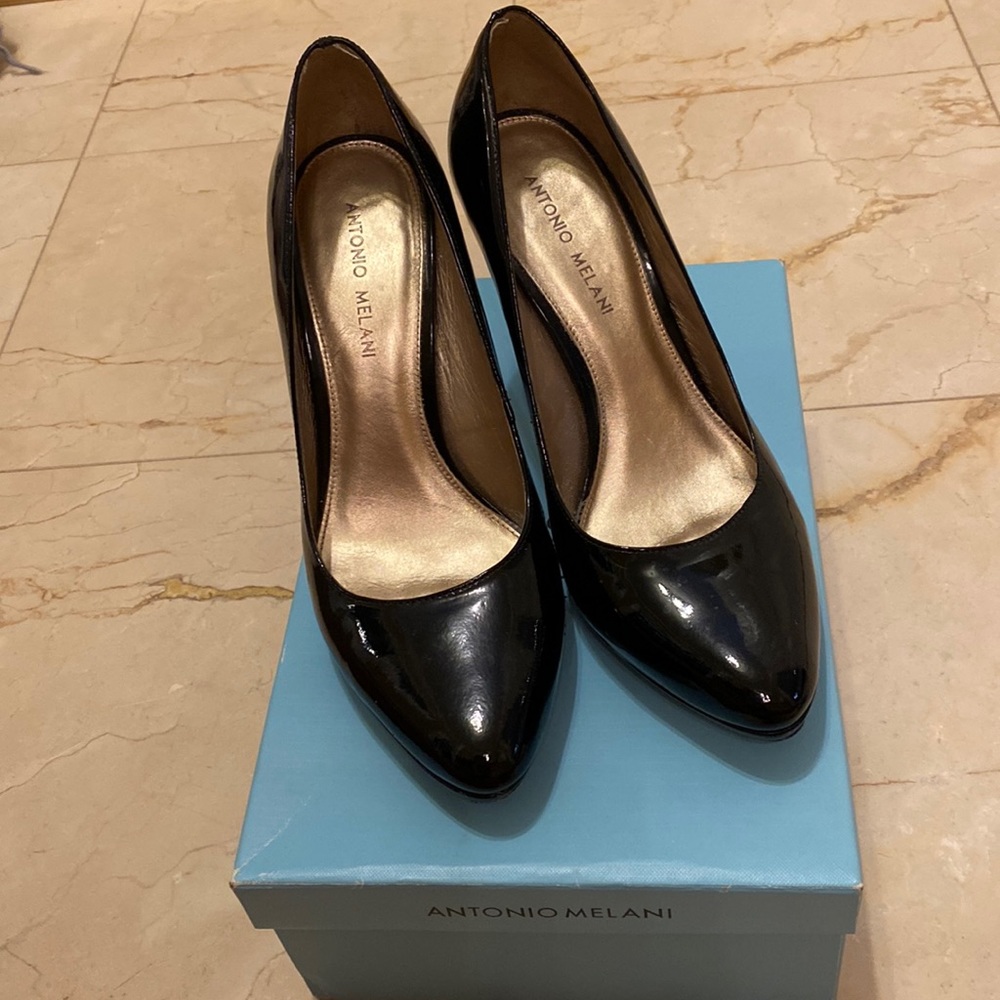 Pat leather heels